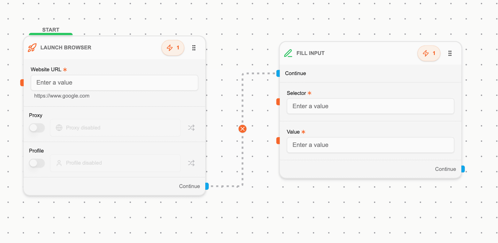 Connected Nodes Example