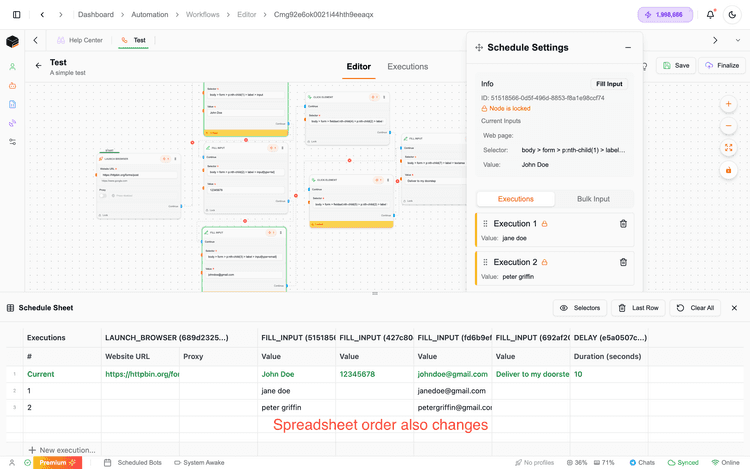 Locking Nodes for Reordering 2